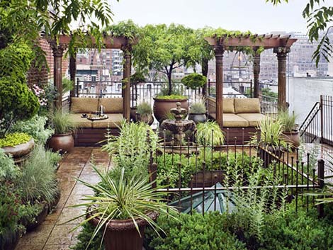 屋顶花园常用植物配置方案-成都青望园林景观设计公司