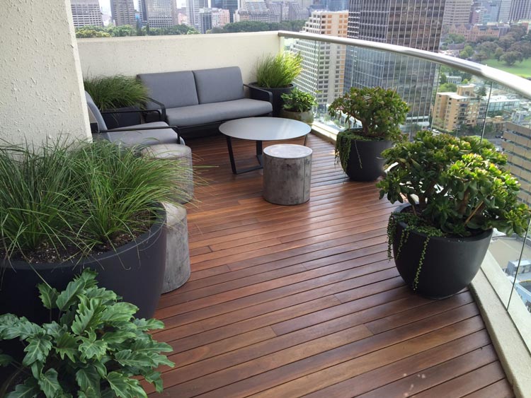 5平方米阳台花园设计实景图（5）-成都青望园林景观设计公司