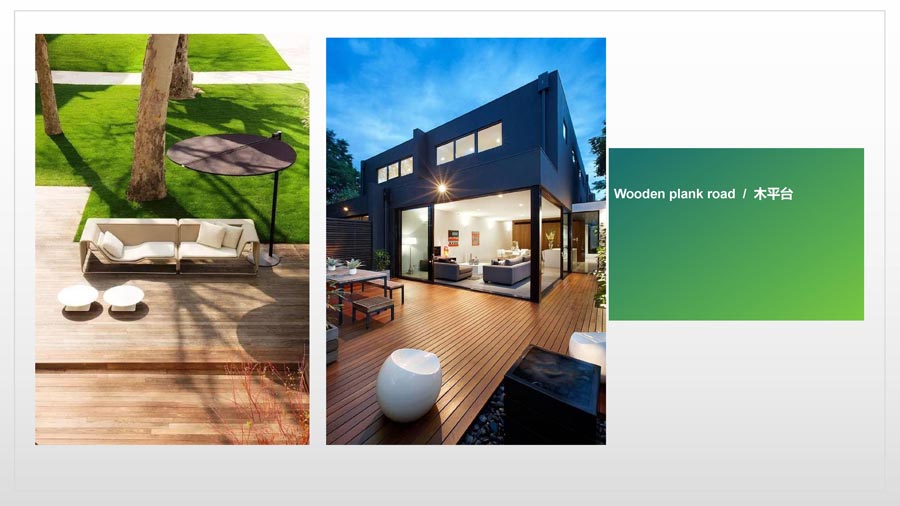 成都青羊工业园区屋顶花园设计-概念方案-木平台-成都青望园林景观设计公司