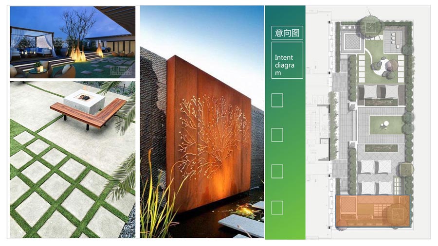 成都青羊工业园区屋顶花园设计-概念方案-意向图-成都青望园林景观设计公司