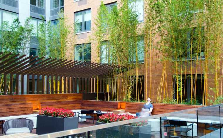 160平方大露台花园设计装修参考案例-成都青望园林景观设计公司