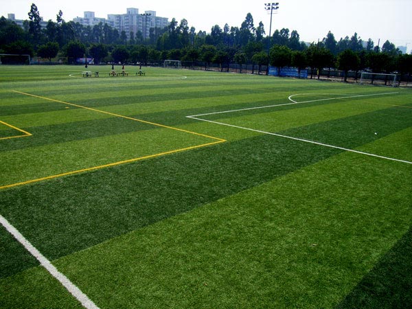 成都室外足球场仿真草坪-成都青望园林景观设计公司