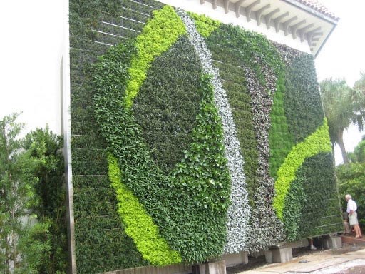 成都室外大型仿真植物墙定制_室外仿真植物墙实景图片-成都青望园林景观设计公司