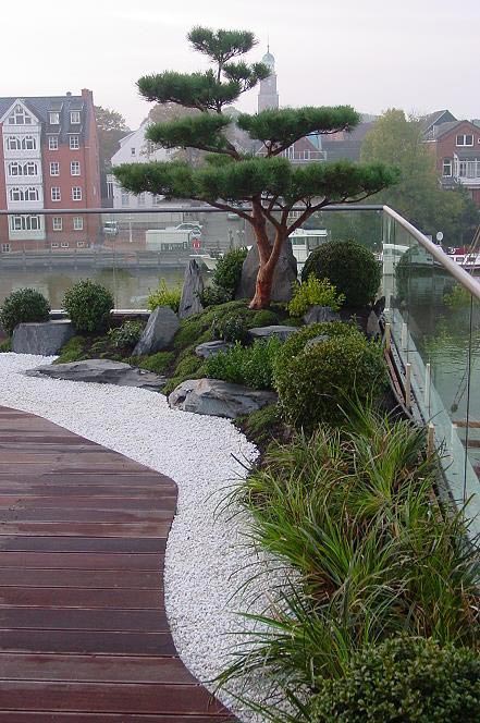 100平屋顶花园设计实景图-成都青望园林景观设计公司