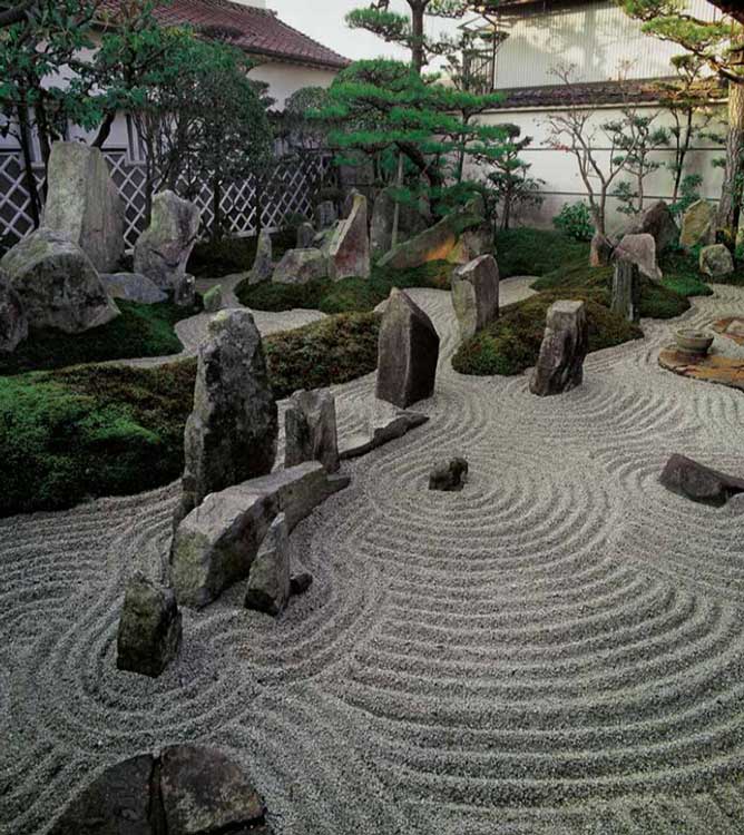 日式风格小院图片欣赏-青望私家花园设计