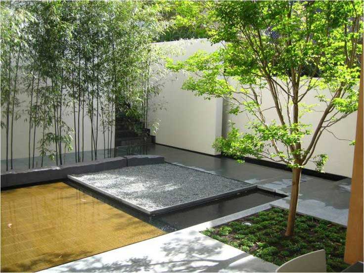现代别墅花园装修实景图片-青望私家花园设计