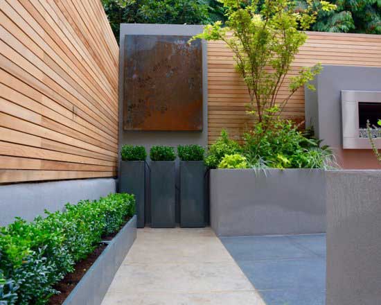 别墅花园现代轻奢风格-青望私家花园设计