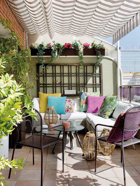 阳台怎样改造成休闲小花园-青望私家花园设计