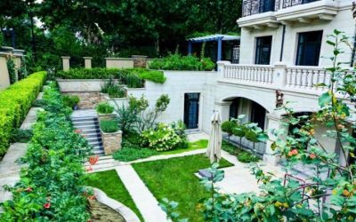 500平米别墅花园绿化设计实景图片案例分享