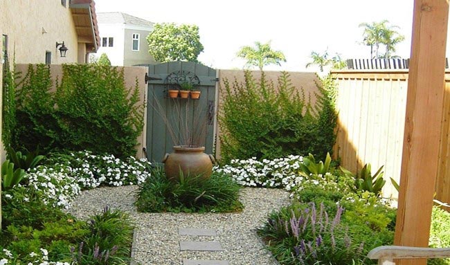 35平米的花园装修效果图案例-青望私家花园设计