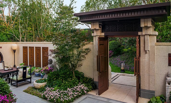 新中式风格禅意私家花园-青望私家花园设计