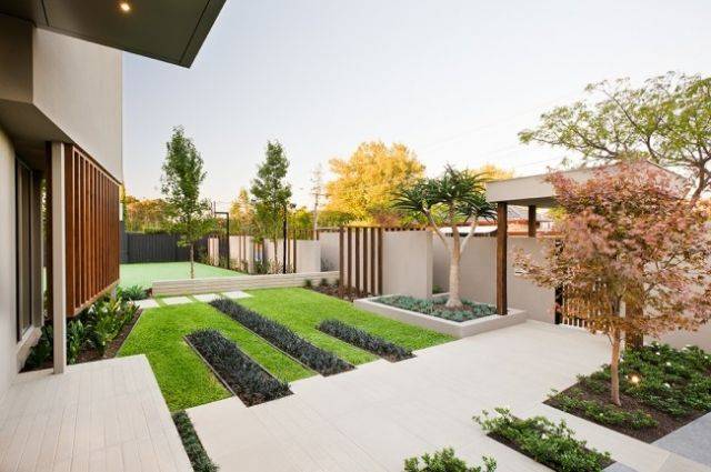 专业小型独栋别墅花园设计实景图片-青望私家花园设计-1