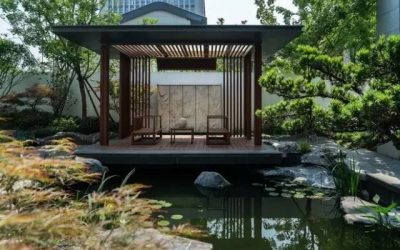 新中式风格私家园林后花园设计实景图片案例15例