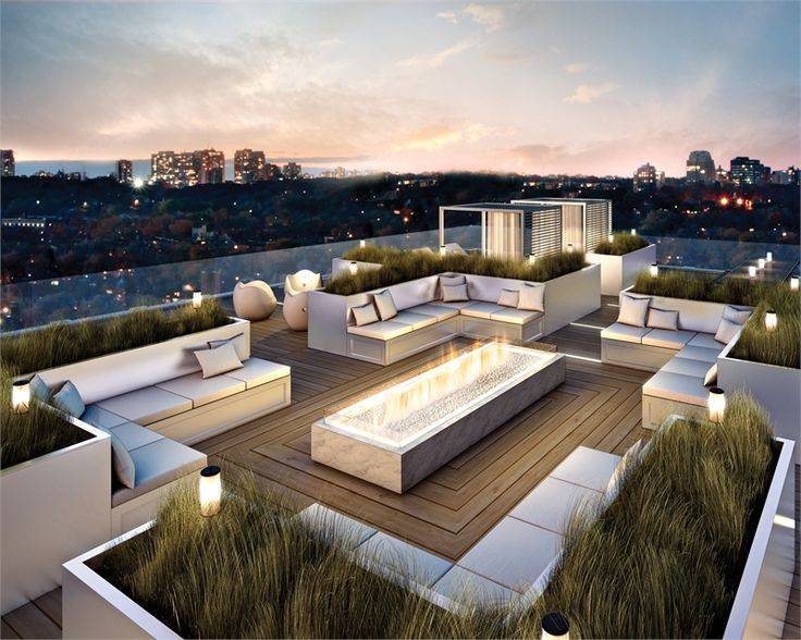 60平方屋顶花园设计实景图片案例-青望私家花园设计-1