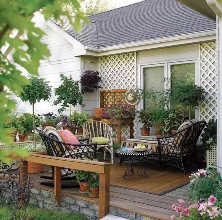 别墅20平小花园装修效果图实景图片-青望私家花园设计