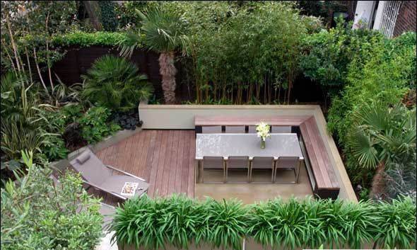 别墅花园80平米如何设计，80㎡别墅花园设计实景图-青望私家花园设计-1