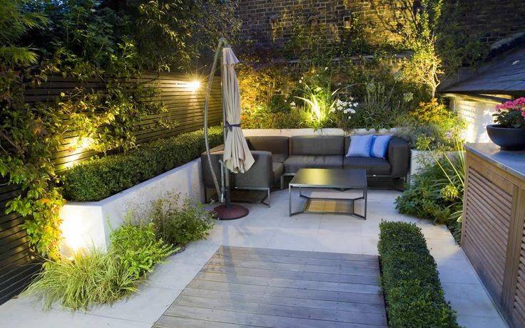 别墅私家花园设计单价费用多少钱一平方米_现代风私家花园景观设计-成都青望私家花园设计