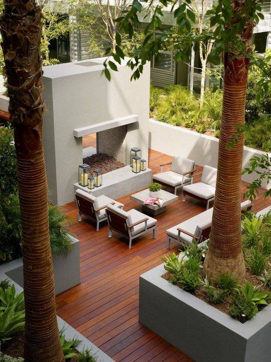 25平的露台怎么装修，25平室外露台设计图-青望私家花园设计-1