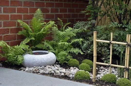 日式别墅小庭院设计实景图-青望私家花园设计