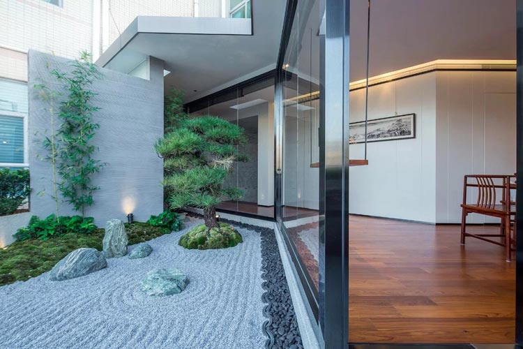 日式小庭院设计实景图片-青望私家花园设计