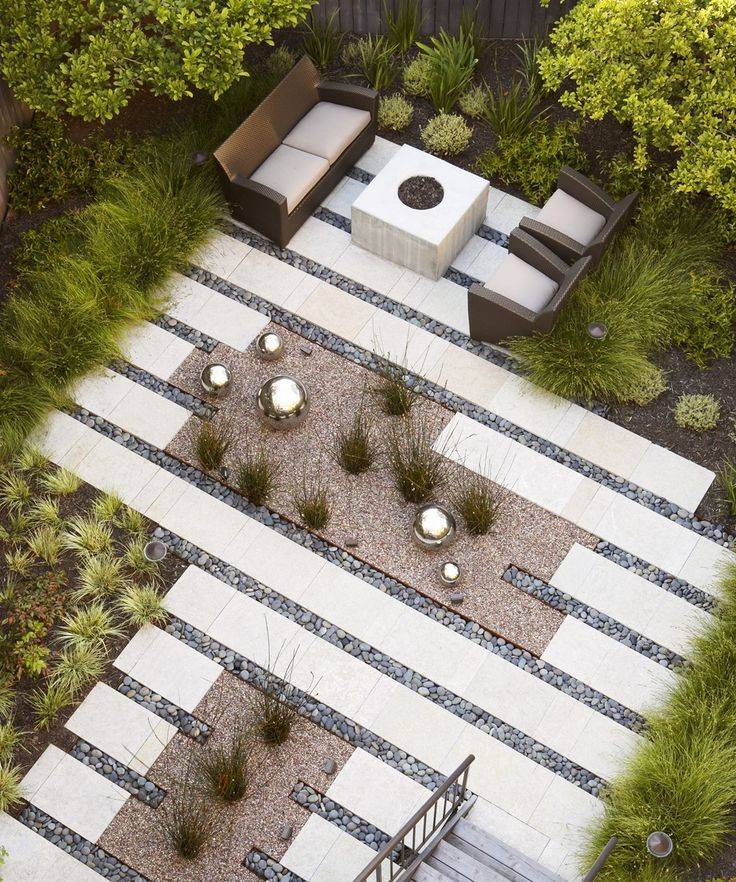 70平米别墅室外花园设计实景图效果图-青望私家花园设计-1