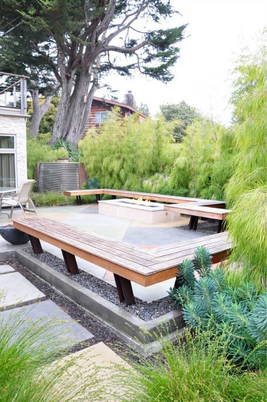 别墅私家花园设计单价费用多少钱一平方米_现代风私家花园设计-成都青望私家花园设计