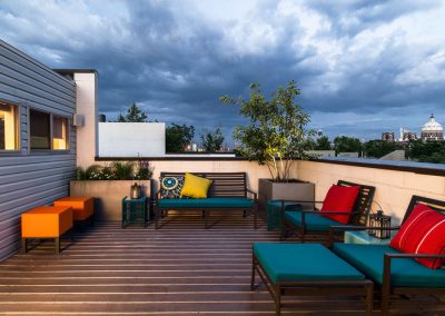 150平米现代风楼顶露台花园设计装修实景案例-成都亚博yb登录世界杯景观设计