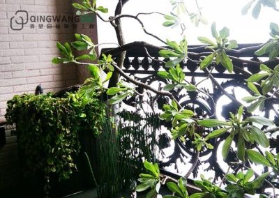 中海国际10平米阳台花园景观设计-成都青望园林景观设计