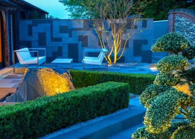 成都龙湖长桥郡600㎡现代日式风别墅花园景观设计施工实景图-成都青望园林景观设计