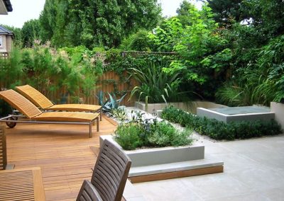 成都后花园130㎡私家别墅庭院景观设计施工实景图