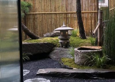 金碧天下80㎡日式别墅庭院设计施工实景图-成都青望园林景观设计公司