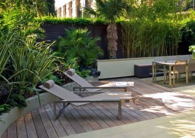 成都雅居乐110㎡现代风别墅花园设计装修实景图-成都青望园林景观设计公司