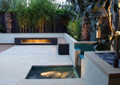成都雅居乐110㎡现代风别墅花园设计装修实景图
