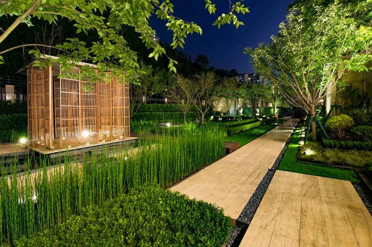 200平别墅花园如何布置，200平别墅花园设计实景图-成都青望园林景观设计公司-1