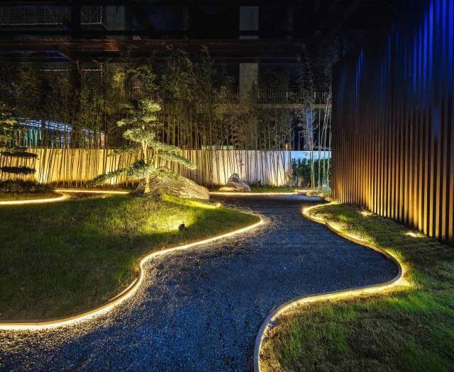 私家庭院灯光景观设计-成都亚博yb登录世界杯景观设计公司-1