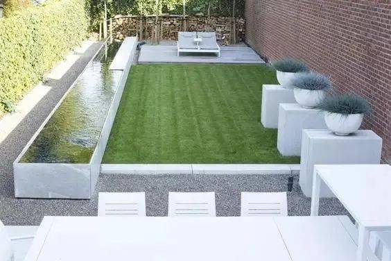 现代极简风格庭院花园设计实景图片-成都亚博yb登录世界杯景观设计公司
