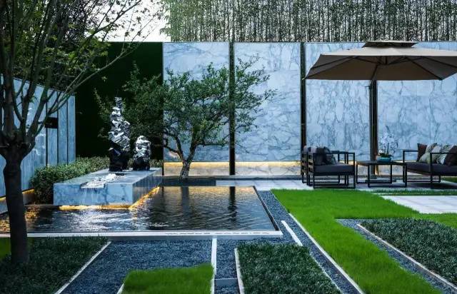 漂亮的别墅花园现代风格-成都青望园林景观设计公司-1