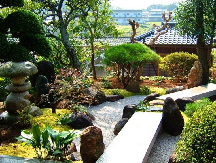 日式私家庭院景观设计实景图片案例-成都青望园林景观设计公司-1