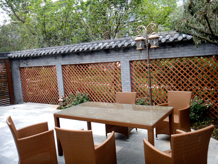 青城山上善栖中式别墅花园设计施工实景图-成都私家别墅花园装修设计公司
