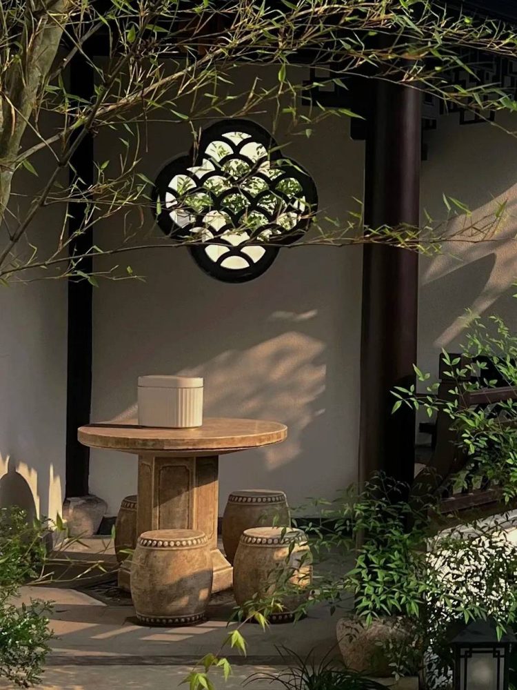 中式别墅庭院设计实景图片-成都青望园林景观设计公司