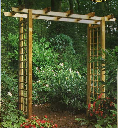 私家花园中常见的花架设计-成都青望园林景观设计公司