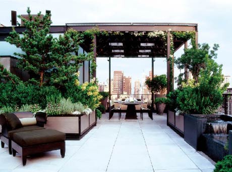 屋顶花园楼板的承载重量一般为多少_成都屋顶花园装修设计-成都青望园林景观设计公司