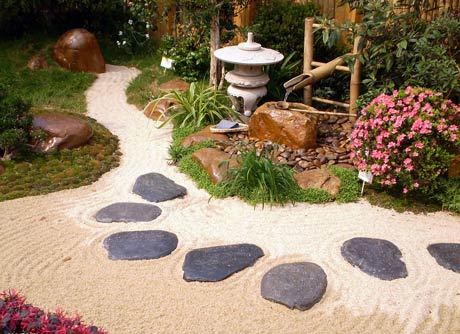 日式花园中小品的作用_成都私家花园设计-成都青望园林景观设计公司