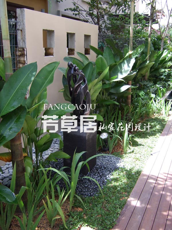 成都后花园自然风格私家庭院实景图_成都私家庭院装修设计