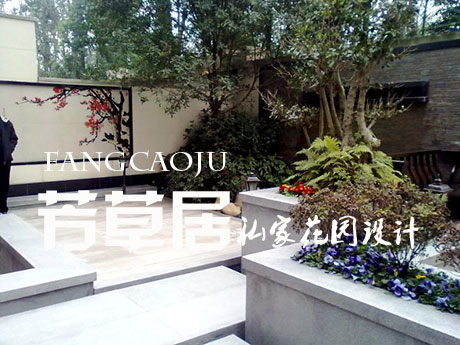 金域西岭私家庭院实景图_成都私家庭院设计