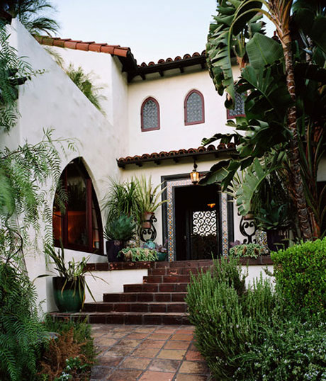 西班牙风格的别墅花园设计案例-成都青望园林景观设计公司