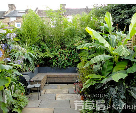 小庭院绿化设计改造也能精巧高大上_家庭庭院绿化设计案例-成都青望园林景观设计公司