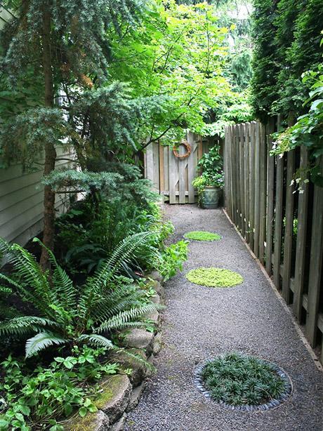 各种风格私家花园景观设计案例-侧院设计-成都青望园林景观设计公司