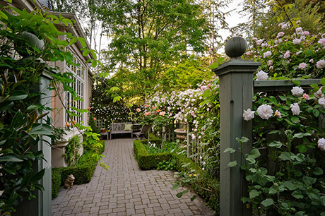各种风格私家花园景观设计案例-有砖的庭院-成都青望园林景观设计公司