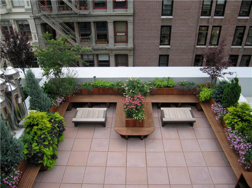 屋顶花园实景图_8种不同风格屋顶花园设计实景图-成都青望园林景观设计公司